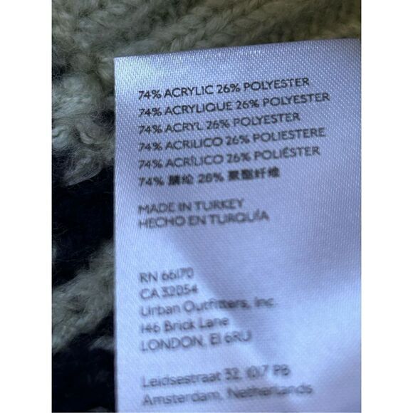 Anthropologie Turtleneck Tunic Sweater Womens Mint Green Size Large - Picture 6 of 7